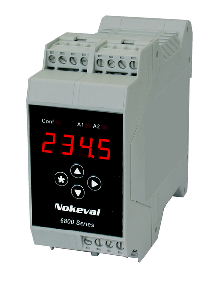 Messtechnik vom Spezialisten: Der Messumformer ist für 2 Kanäle geeignet. Eingänge für alle üblichen Thermoelemente vorhanden.