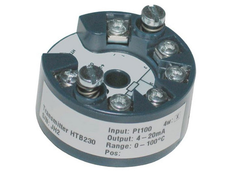 Umformer: Dieser Kopfmessumformer für Widerstandsgeräte ist programmierbar und für eine Vielzahl von Anwendungen geeignet.  