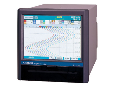 Das besondere an diesem Bildschirmschreiber ist der Touchscreen. Messgerät mit hohem Funktionsumfang. 
