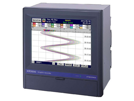 Bildschirmschreiber mit TouchScreen inklusive Stiftfunktion. Galvanisch getrennte Eingangskanäle. 